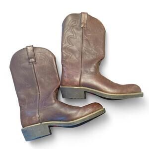 Men’s 12” Durango brown SPR leather cowboy boot